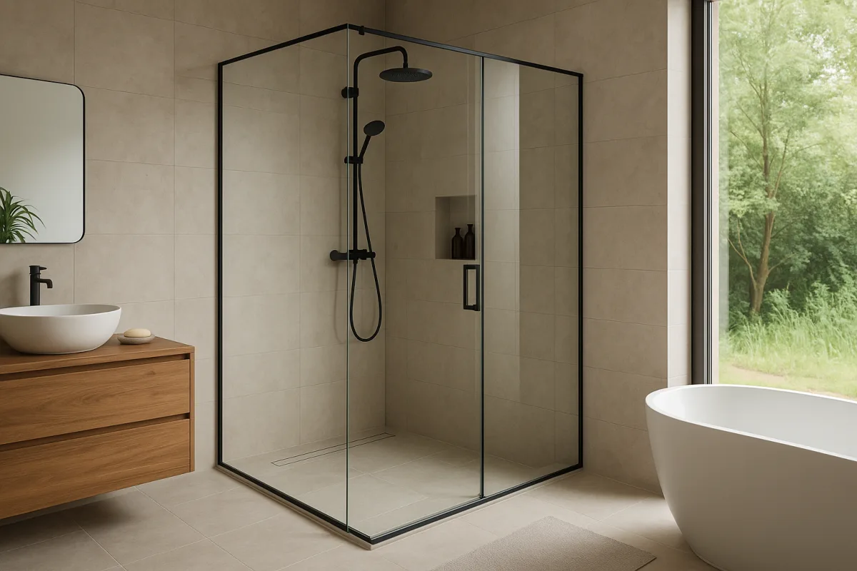 Docce walk-in in vetro: soluzioni di design che trasformano il bagno in una spa