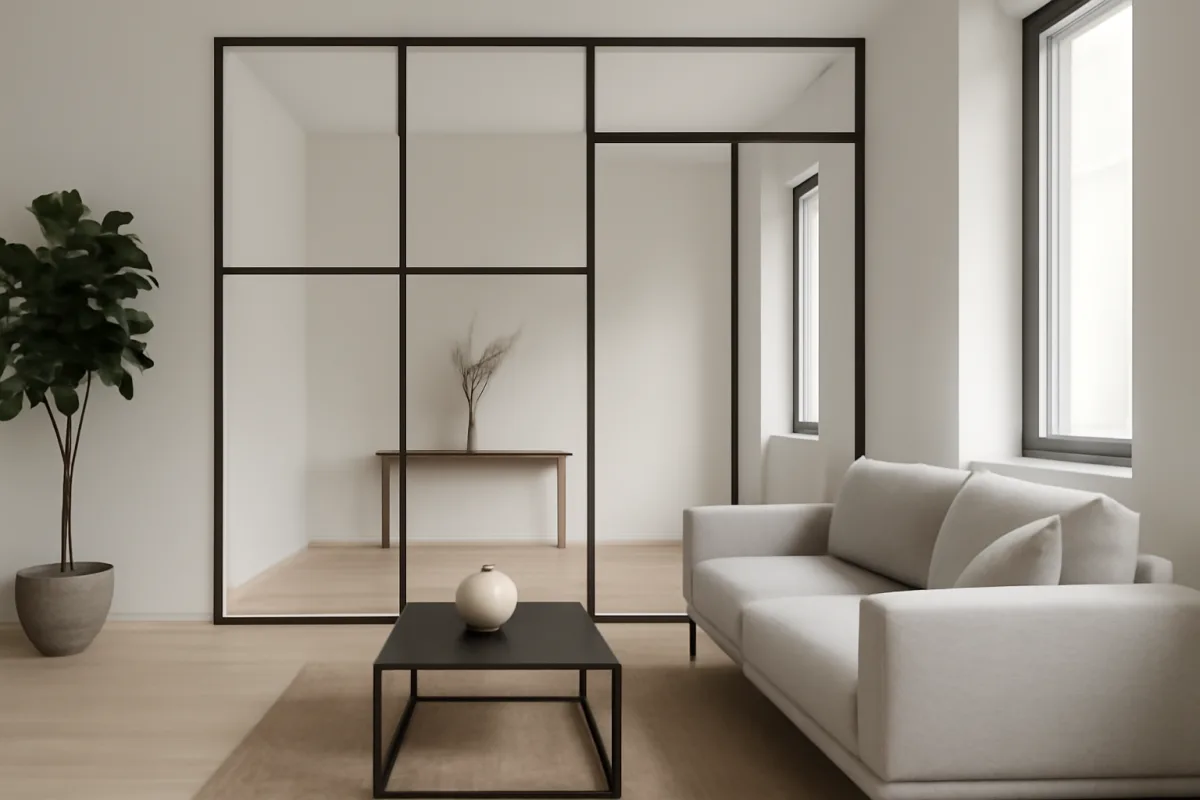 Finiture per vetri d’interni: quali scegliere se vuoi valorizzare lo stile minimal