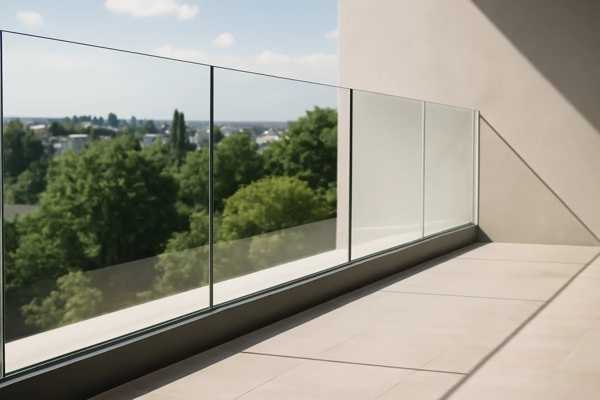 Parapetti in vetro fissati a pavimento: sicurezza e design in un’unica soluzione