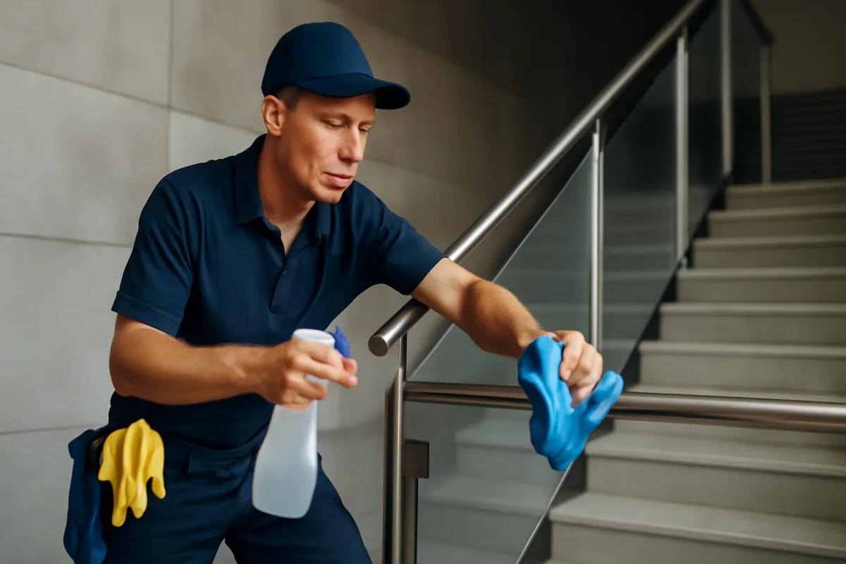 Come si puliscono i vetri di un corrimano? I metodi dei professionisti che li mantengono perfetti