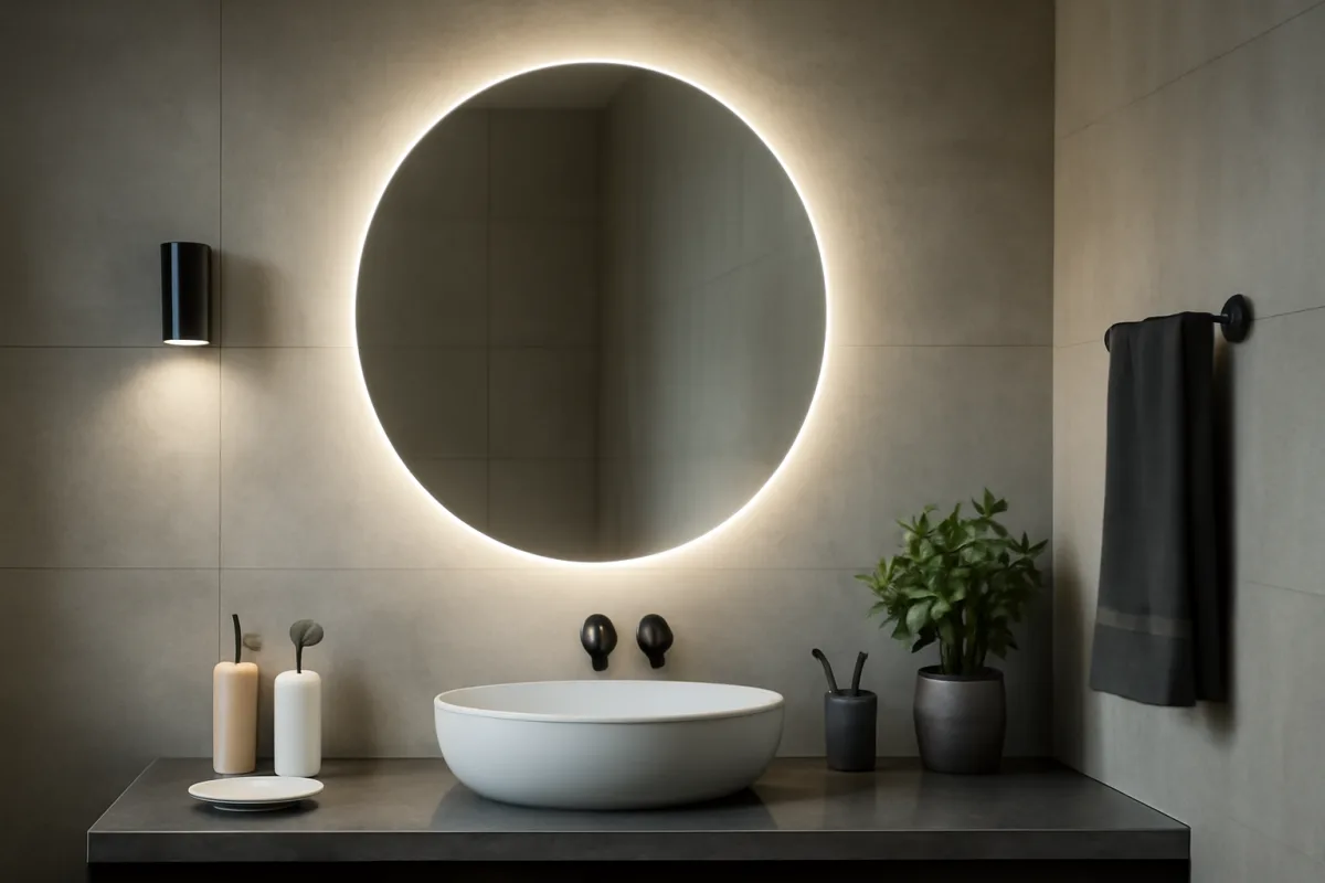 Specchi con illuminazione integrata: la soluzione ideale per bagni moderni