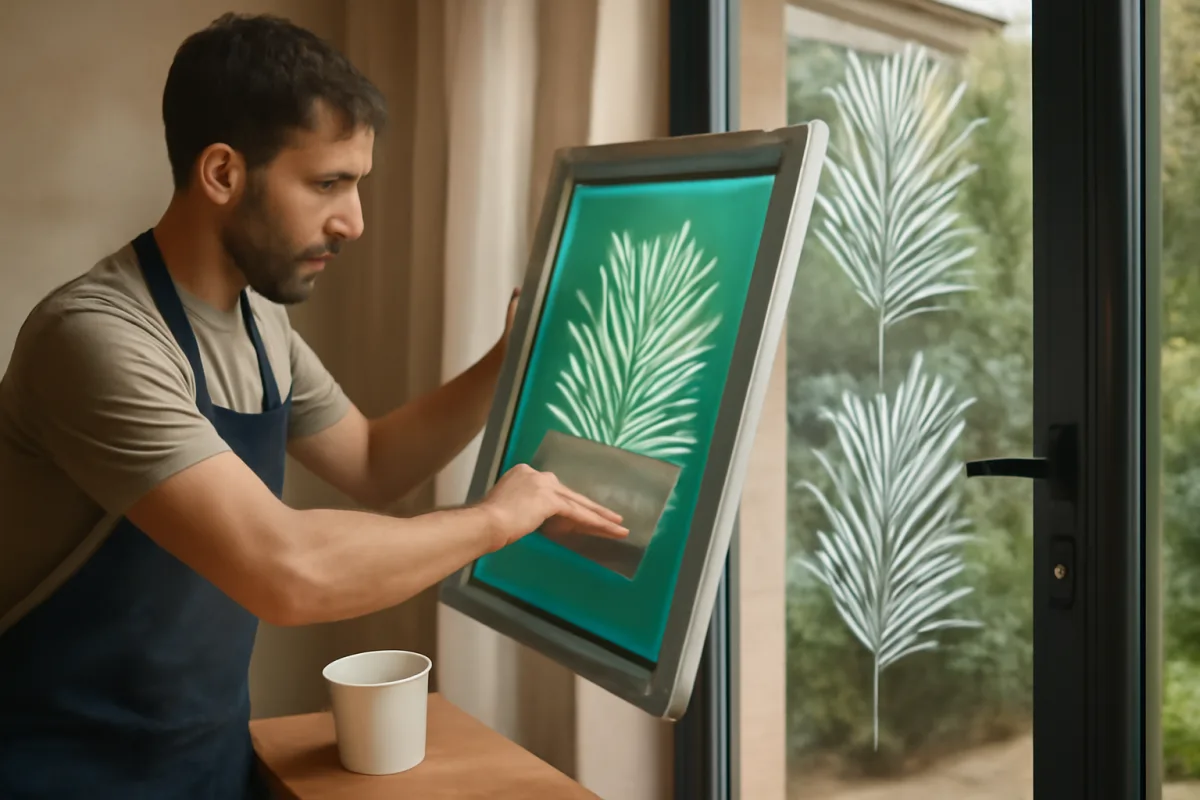 Come funziona la serigrafia sul vetro? Le applicazioni che cambiano il look di casa