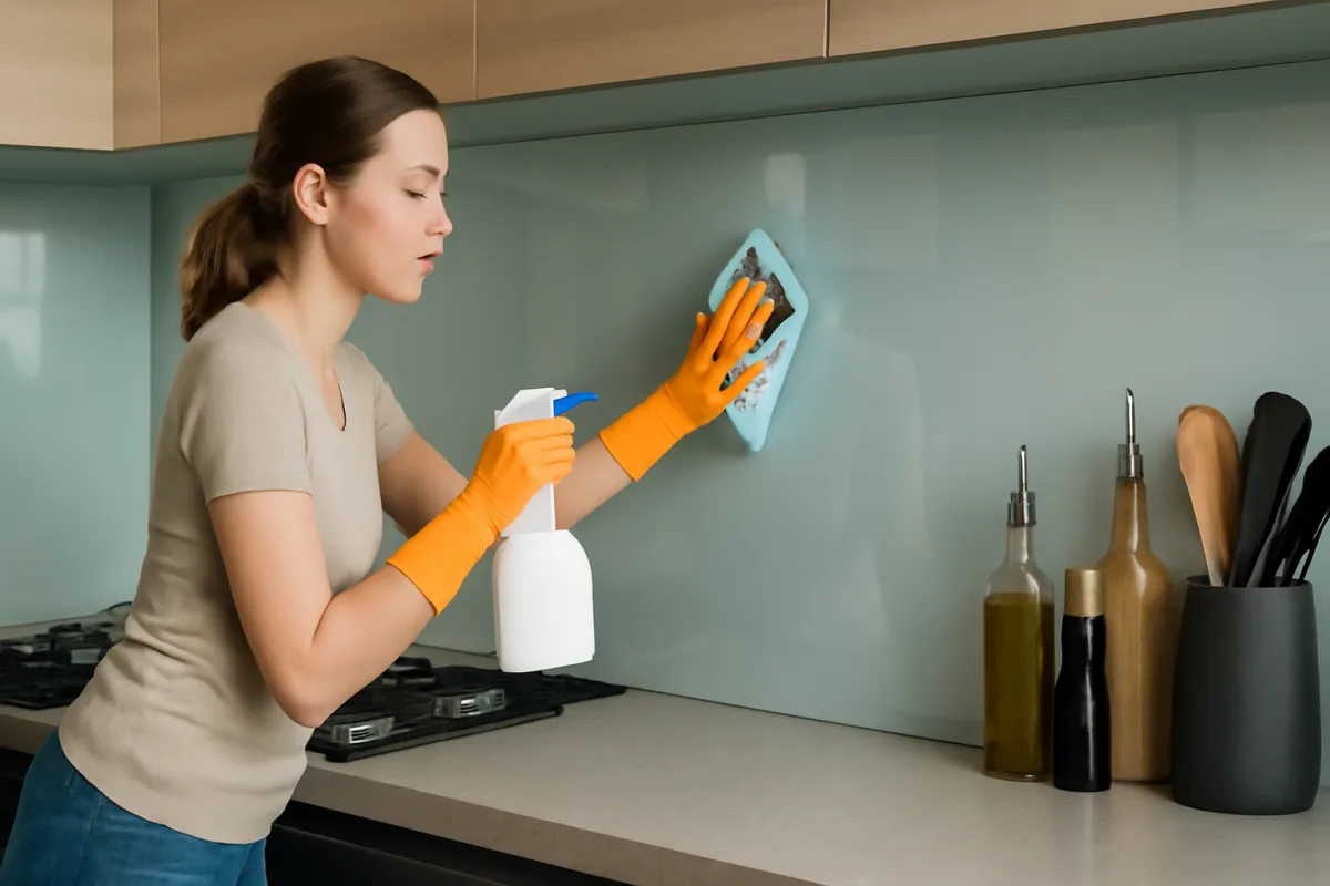 Realizzare una cucina con schienali in vetro: le accortezze per una superficie sempre impeccabile
