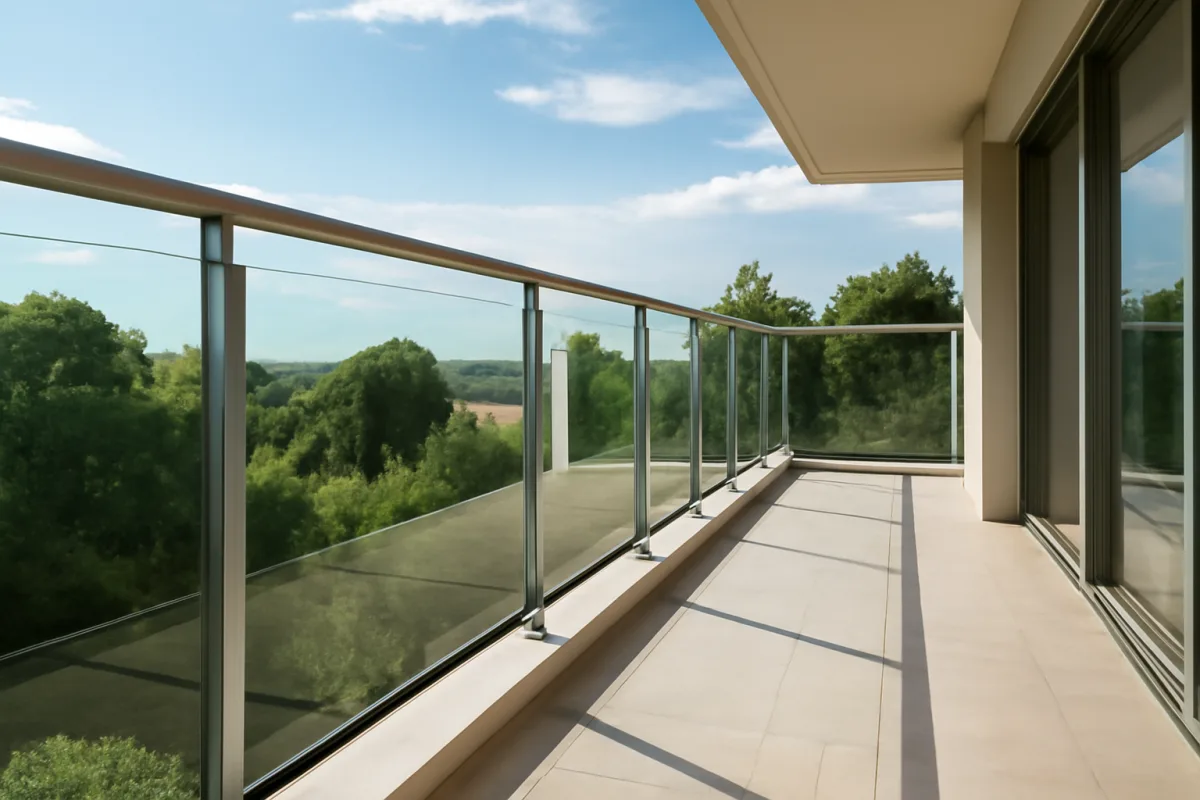 Balconi con parapetto in vetro: vantaggi concreti per vista e sicurezza