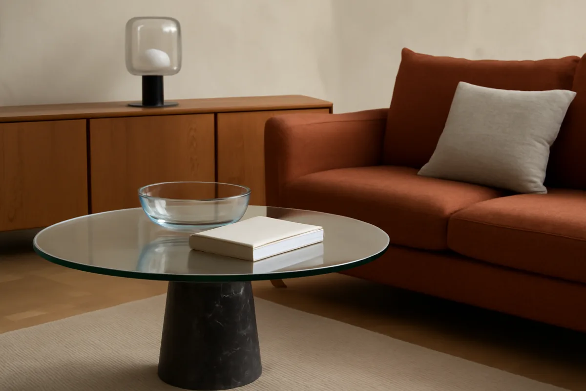 Come abbinare il vetro agli altri materiali d’arredo: suggerimenti che fanno la differenza