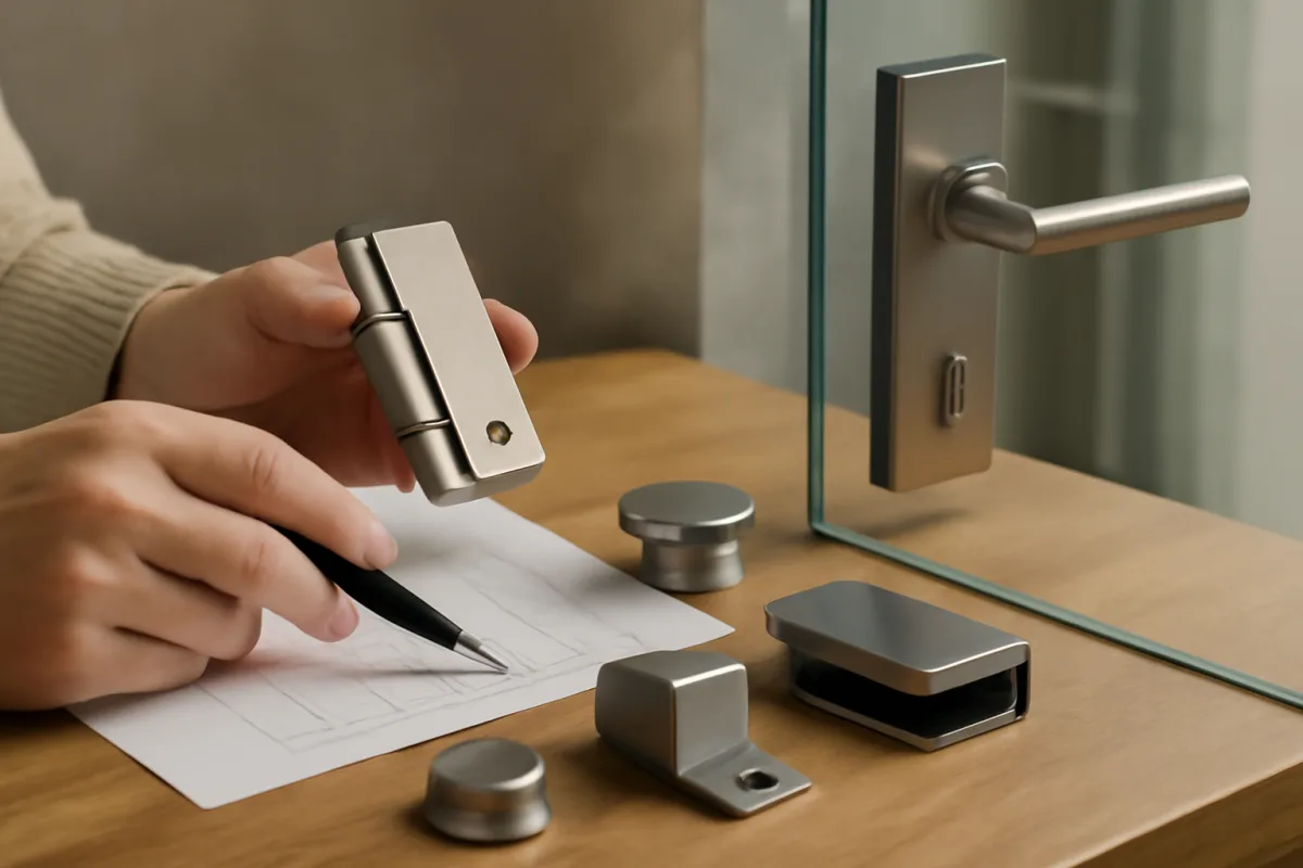 Come scegliere accessori per porte in vetro: dettagli che garantiscono durata e stile