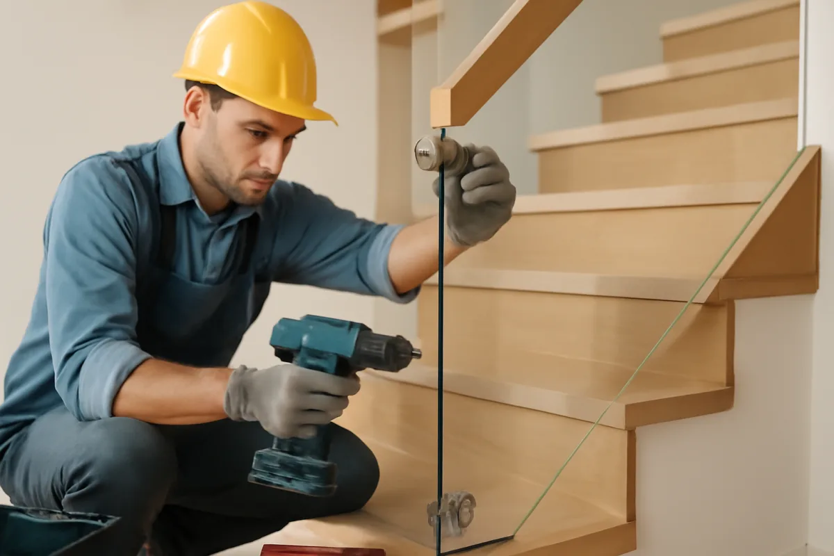 Come si installa una balaustra in vetro? Passaggi chiave per evitare errori frequenti